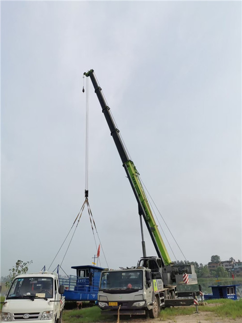 岑巩县桥梁建设吊装案例